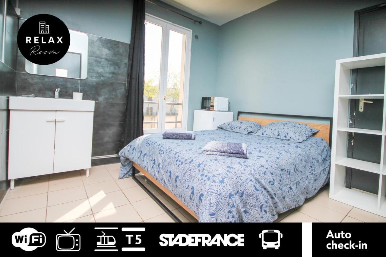 08 - Chambre Proche Paris Et Transports Avec Tv Wifi Saint-Denis  Exteriör bild
